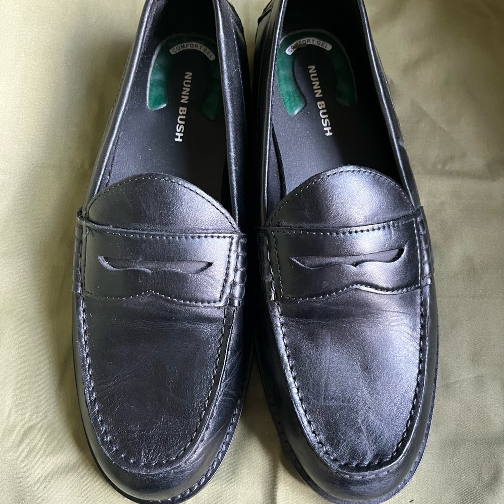 Nunn Bush Men's Classic Black Slip-On Loafers